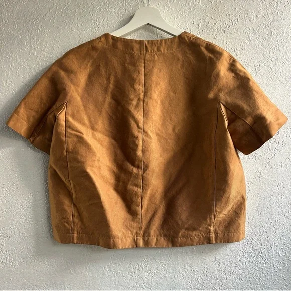 HACHE Tan Utility Jacket Casual Style - Picture 6 of 11